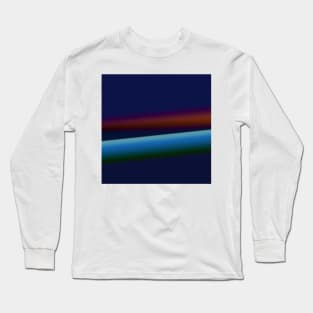 RED BLUE GREEN TEXTURE ART Long Sleeve T-Shirt